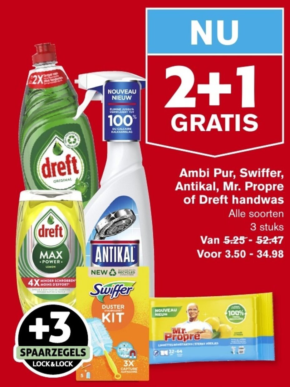 Ambi Pur Swiffer Antikal Mr Propre Of Dreft Handwas Aanbieding Bij