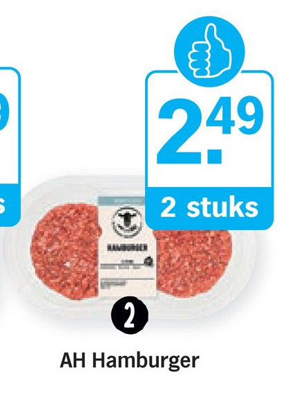 Ah Hamburger Stuks Aanbieding Bij Albert Heijn