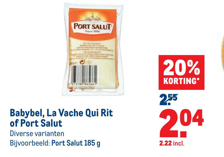 Babybel La Vache Qui Rit Of Port Salut G Aanbieding Bij Makro