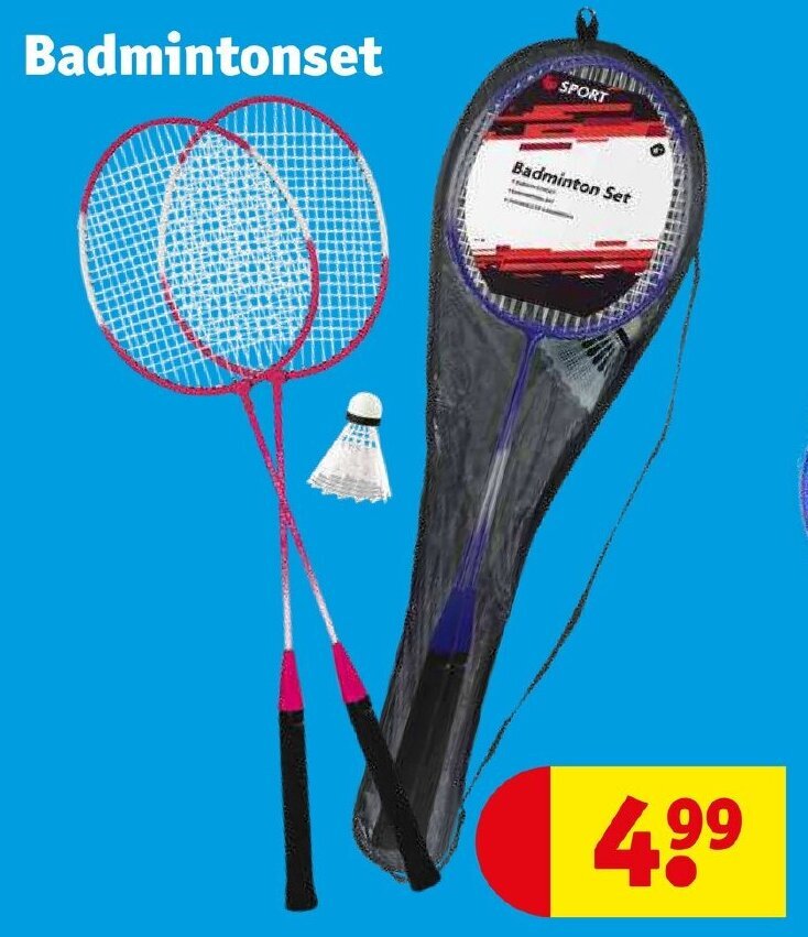 Badmintonset Aanbieding Bij Kruidvat