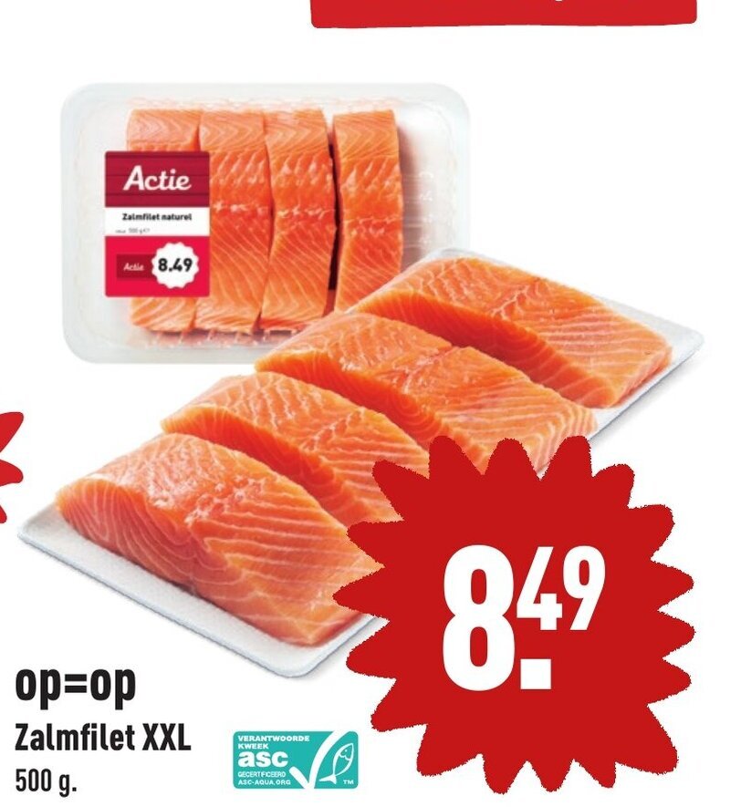 Zalmfilet Xxl G Aanbieding Bij Aldi