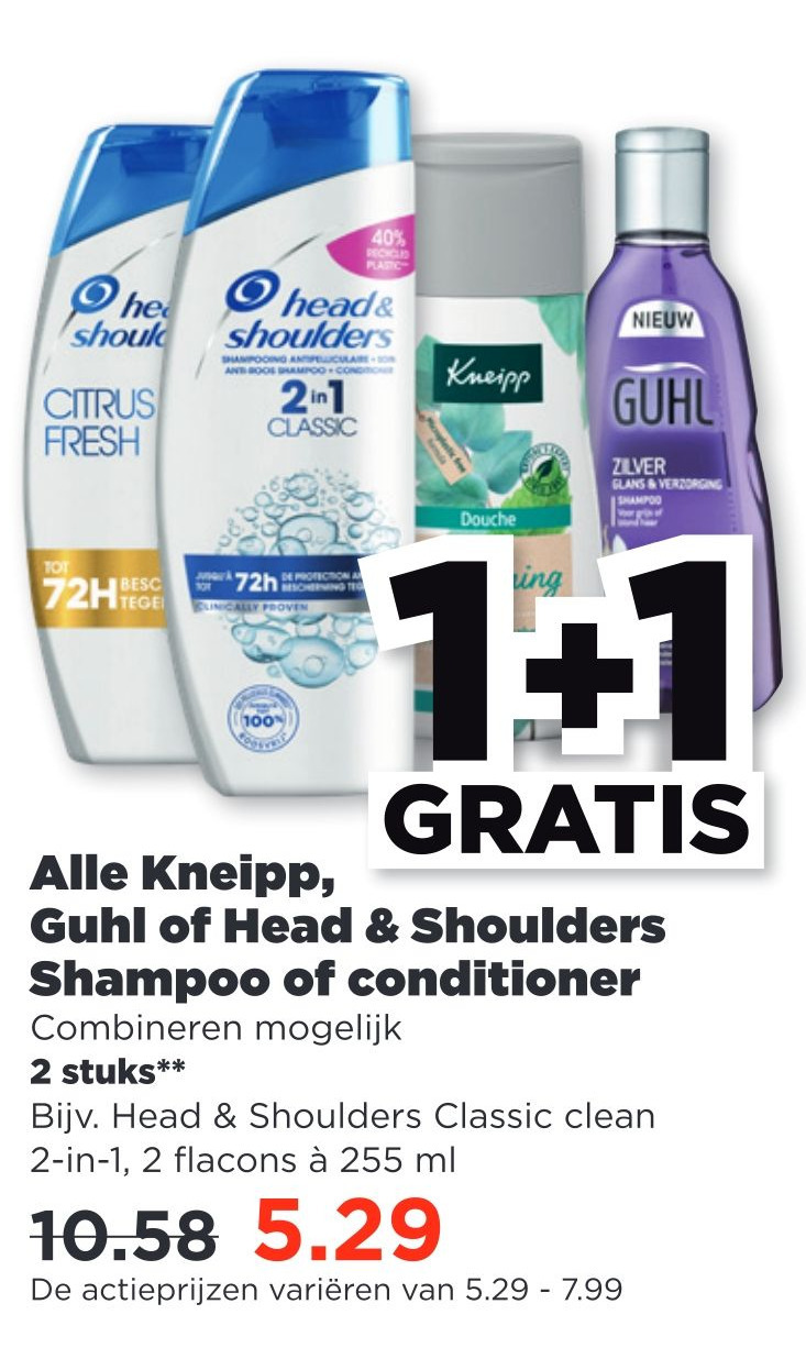 Alle Kneipp Guhl Of Head Shoulders Shampoo Of Conditioner Aanbieding