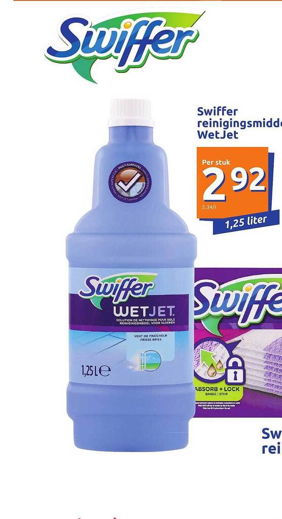 Swiffer Reinigingsmiddel Wetjet Aanbieding Bij Action