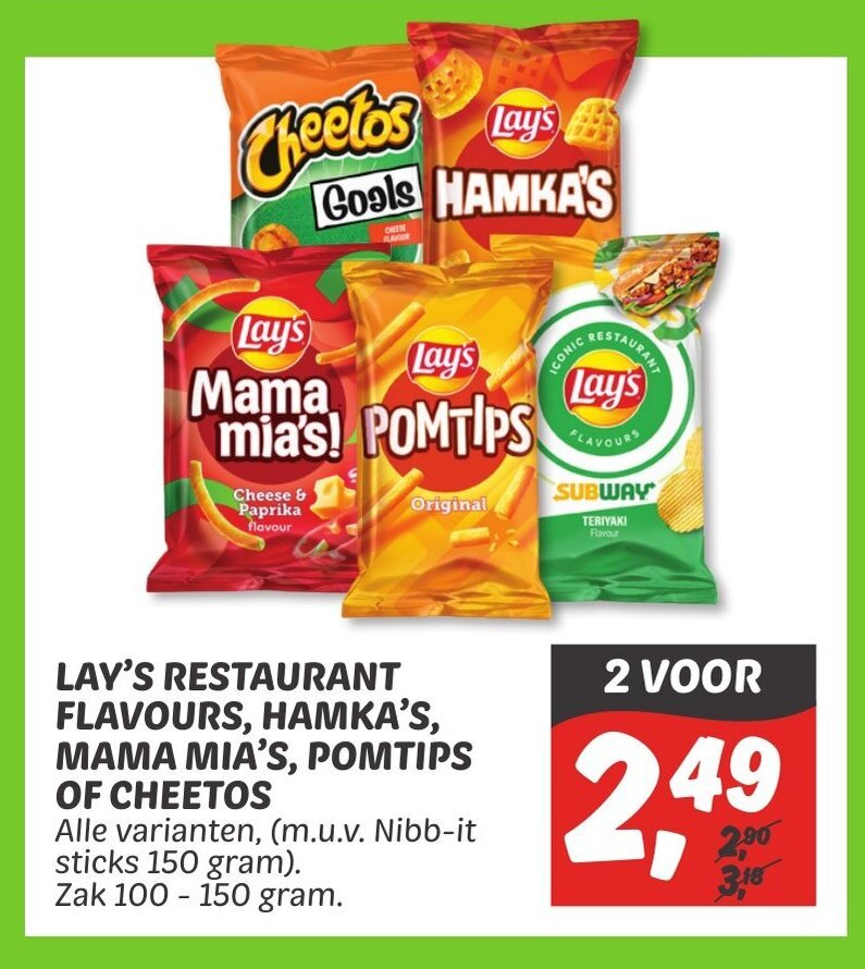 Lay S Restaurant Flavours Hamka S Mama Mia S Pomtips Of Cheetos