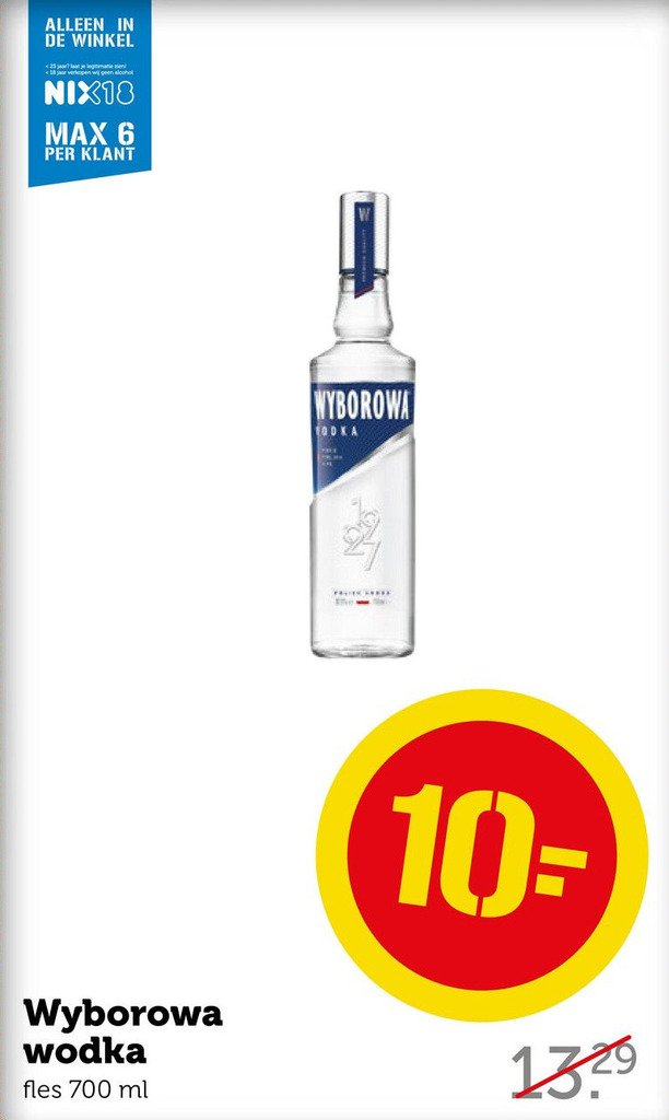 Wyborowa Wodka Aanbieding Bij Coop