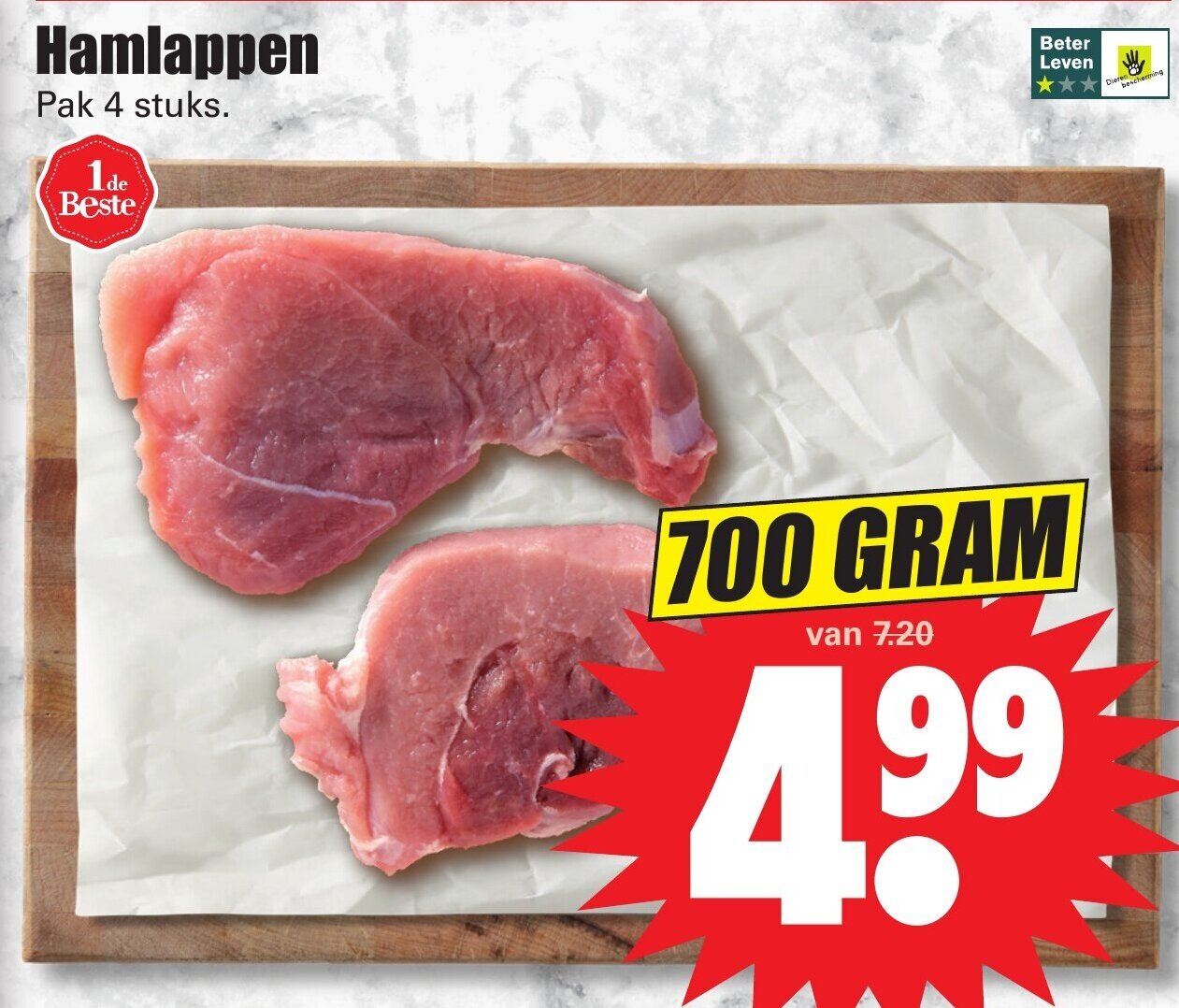 Hamlappen G Aanbieding Bij Dirk