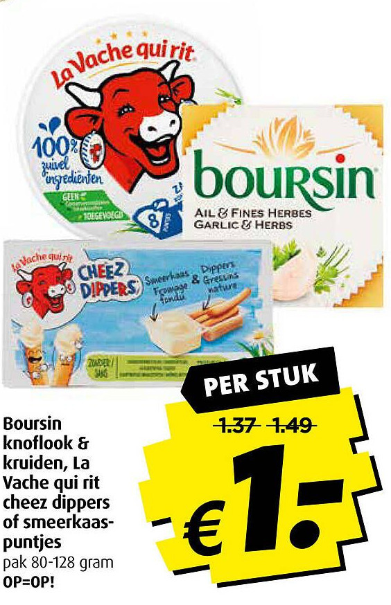 Boursin Knoflook Kruiden La Vache Qui Rit Cheez Dippers Of Smeerkaas