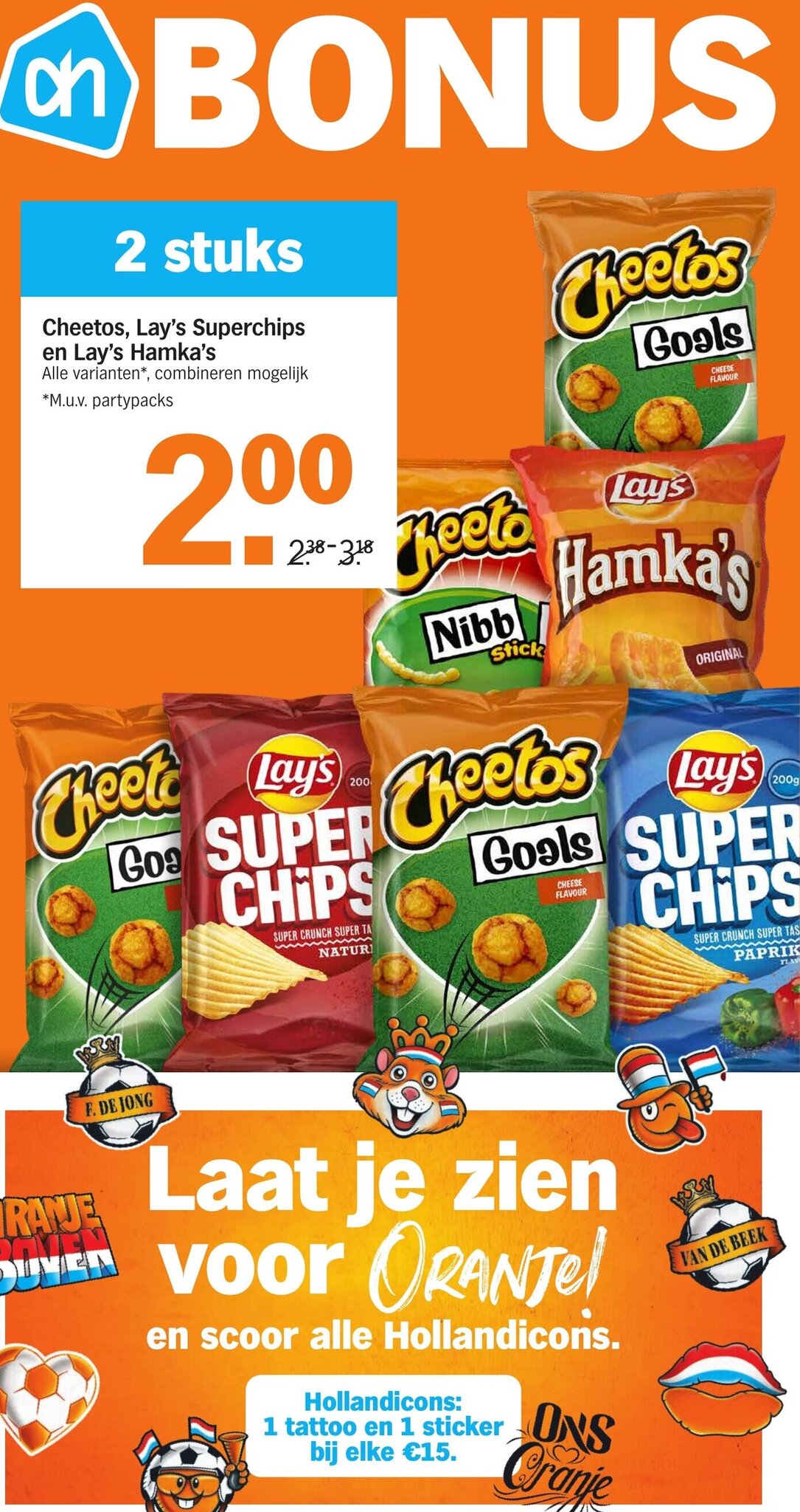 Lay S Superchips Hamka S Of Cheetos St Aanbieding Bij Albert Heijn