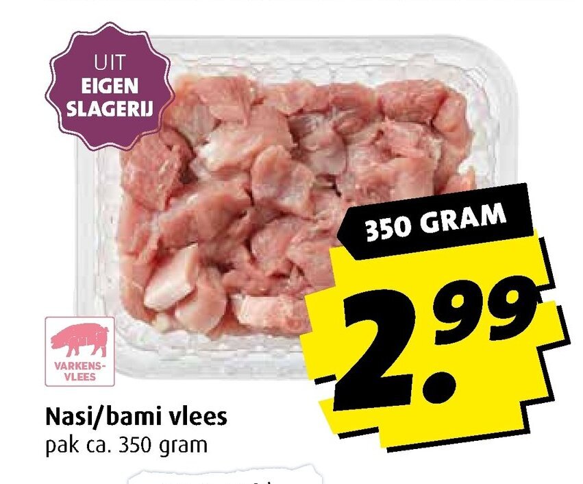 Nasi Bami Vlees G Aanbieding Bij Boni