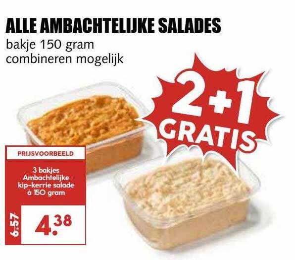 Alle Ambachtelijke Salades Aanbieding Bij MCD Supermarkt