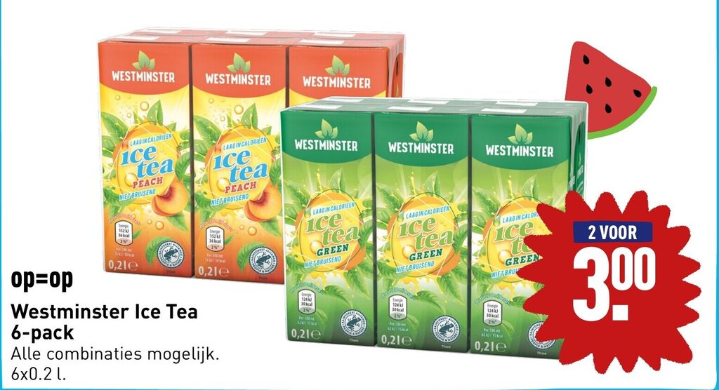 Westminster Ice Tea Pack Aanbieding Bij Aldi