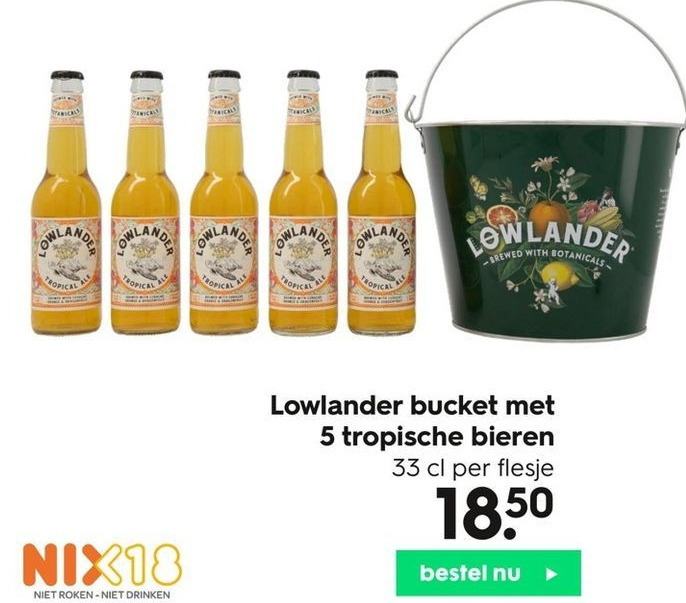 Lowlander Bucket Met Tropische Bieren Aanbieding Bij Hema