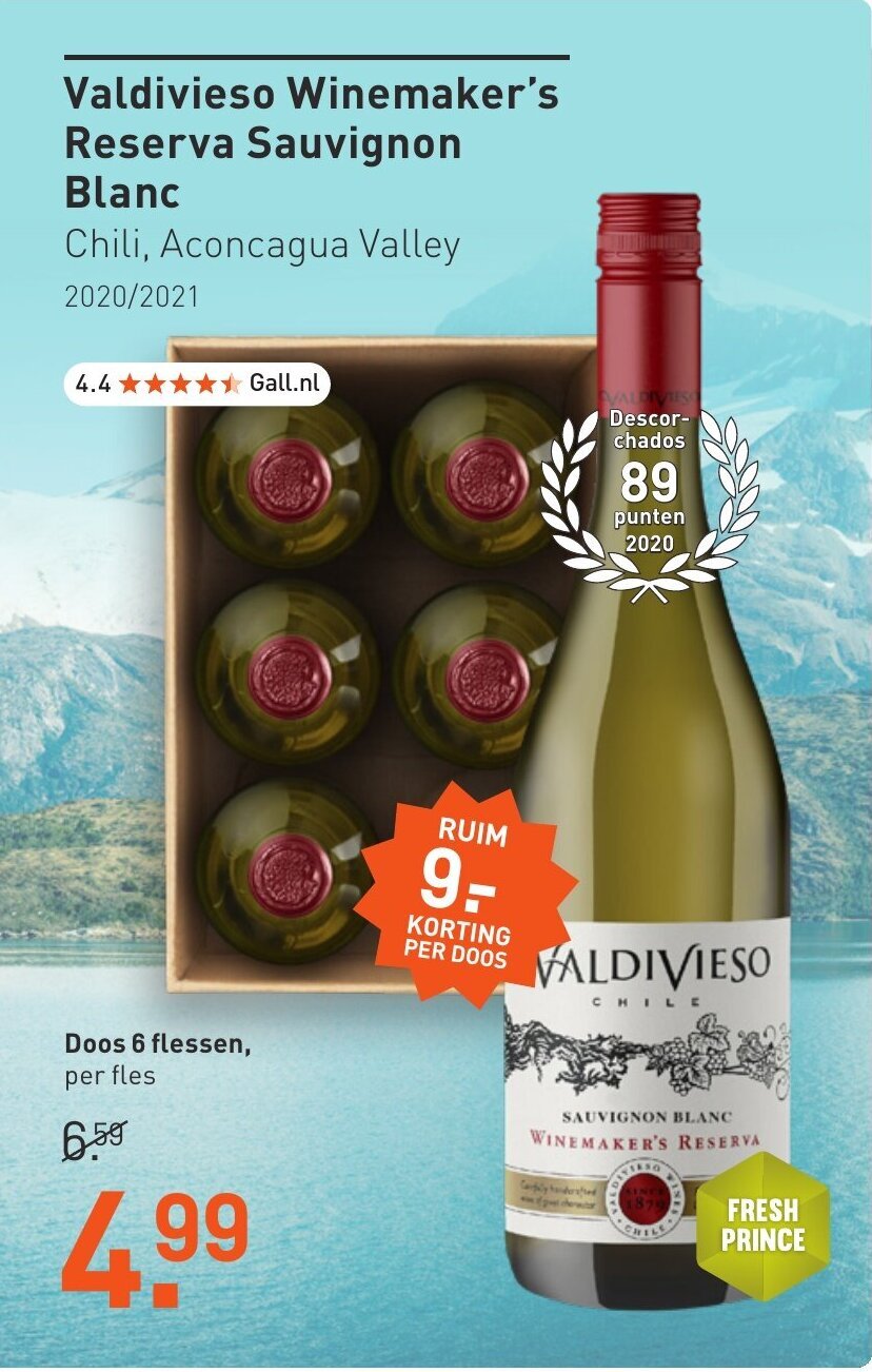 Valdivieso Winemaker S Reserva Sauvignon Blanc Aanbieding Bij Gall Gall