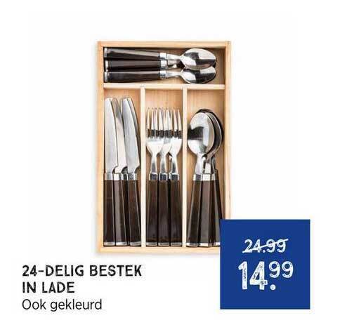 24 Delig Bestek In Lade Aanbieding Bij Xenos