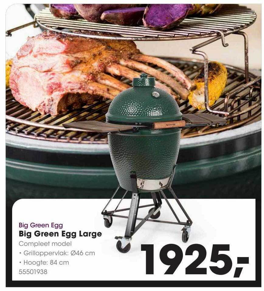 Big Green Egg Big Green Egg Large Aanbieding Bij Hanos