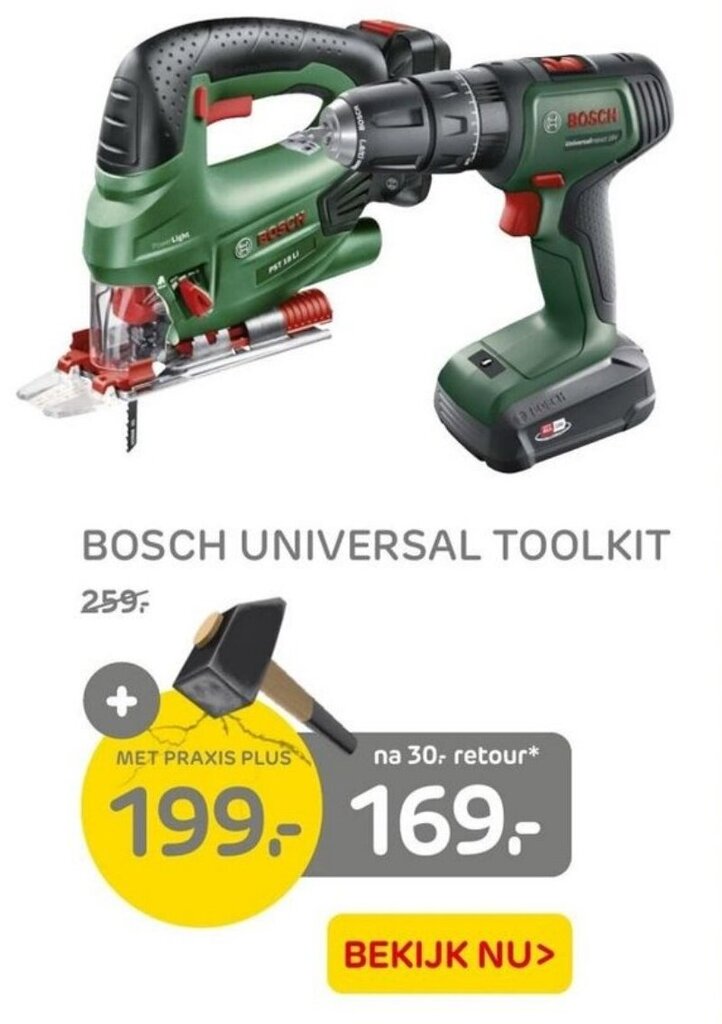 Bosch Universal Toolkit Aanbieding Bij Praxis