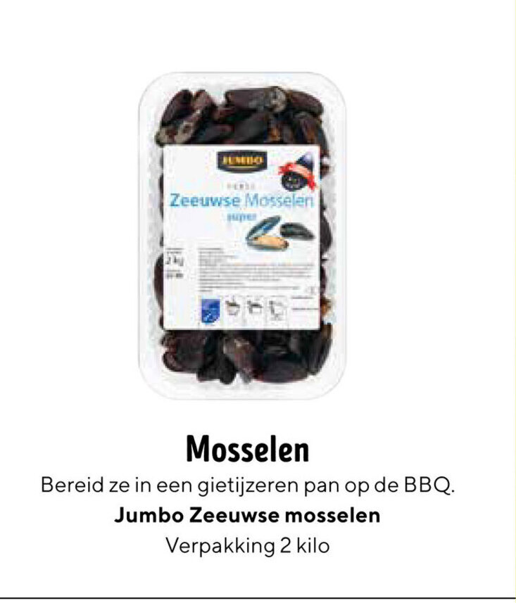 Mosselen Verpakking Kilo Aanbieding Bij Jumbo