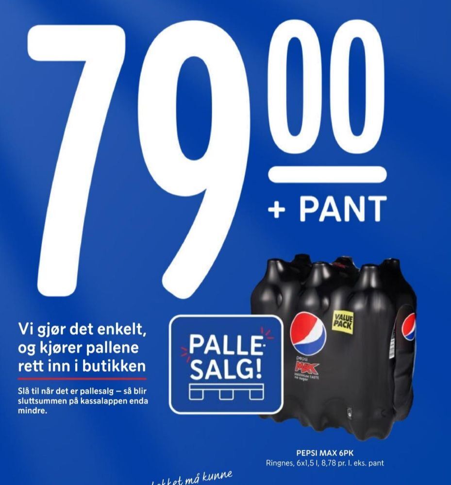 Pepsi Max Brus Tilbud Hos Rema