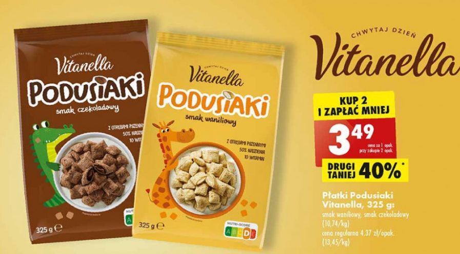 Promocja P Atki Podusiaki Waniliowe Vitanella W Biedronka