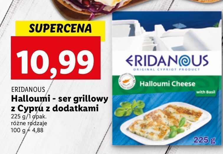 Promocja Ser Halloumi Z Bazyli Eridanous W Lidl