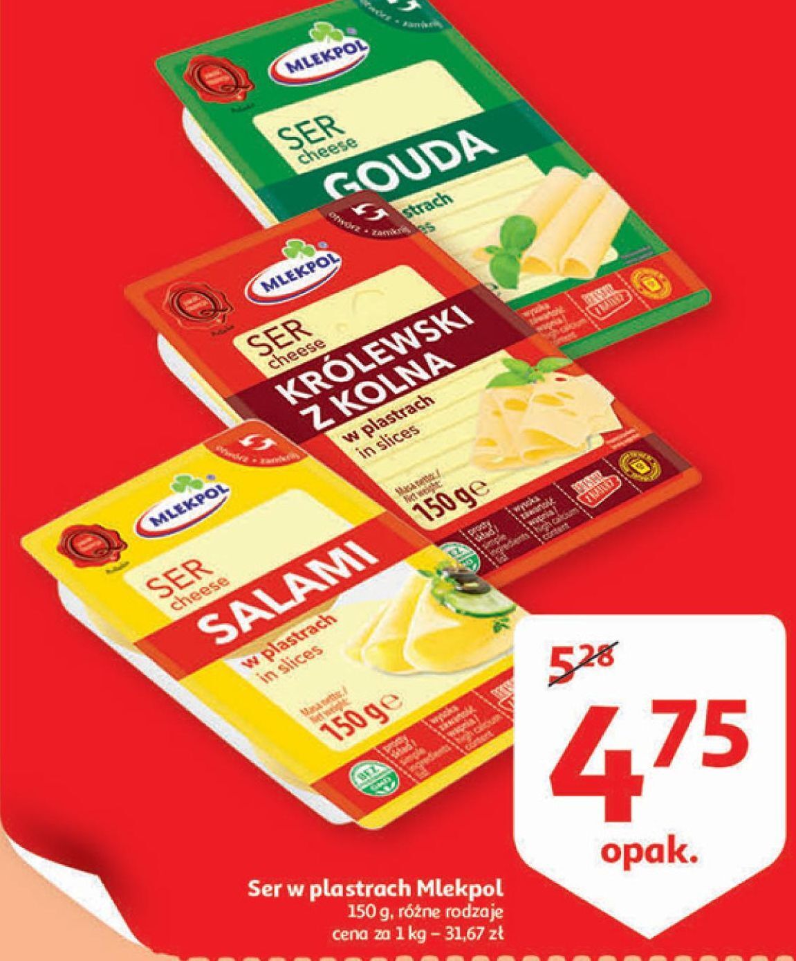 Promocja Ser Gouda Plastry Mlekpol W Auchan