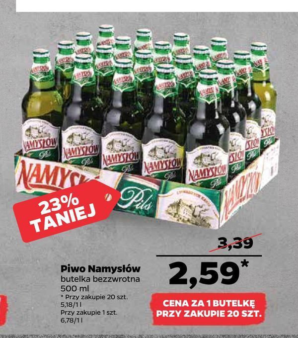 Promocja Piwo Namys W W Netto