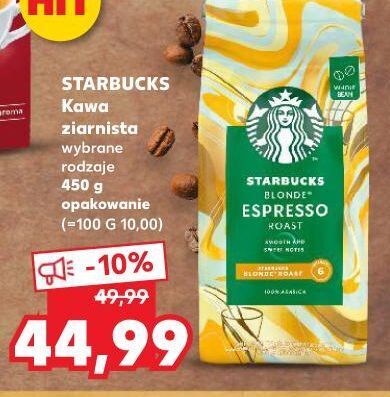 Promocja Kawa Starbucks Blonde Espresso Roast W Kaufland