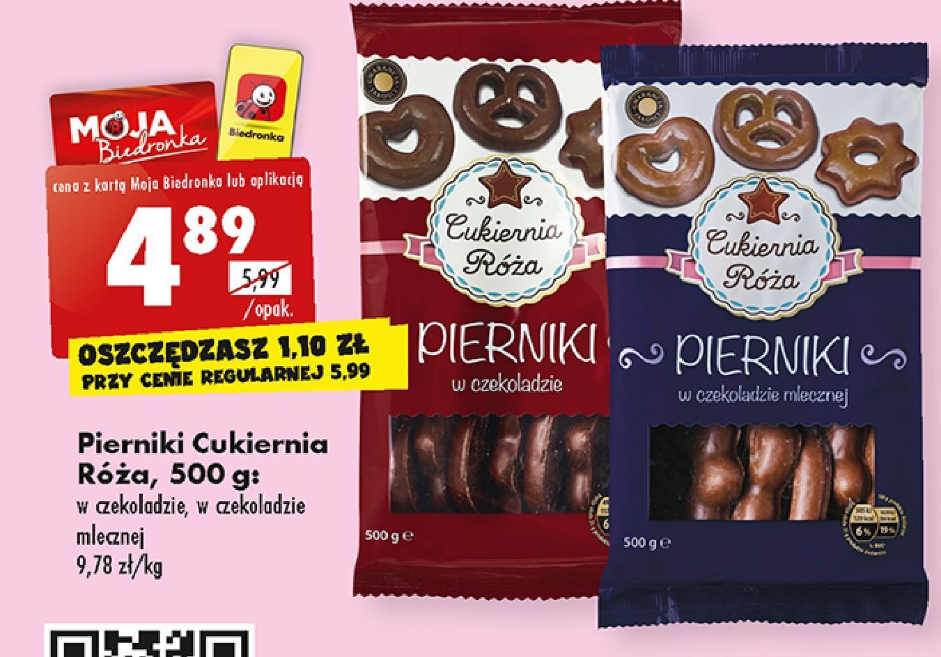 Promocja Pierniki W Czekoladzie Deserowej Cukiernia R A W Biedronka