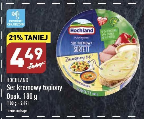 Promocja Ser Topiony Sortett Hochland W Aldi