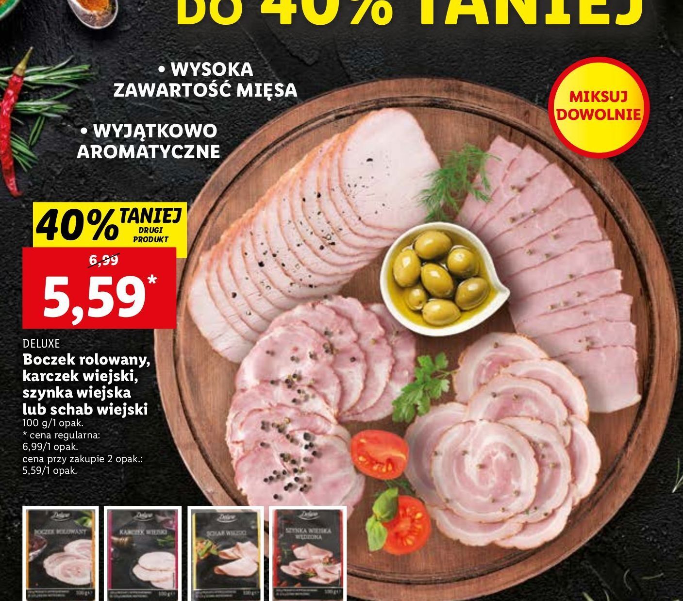 Promocja Szynka Wiejska W Dzona Deluxe W Lidl