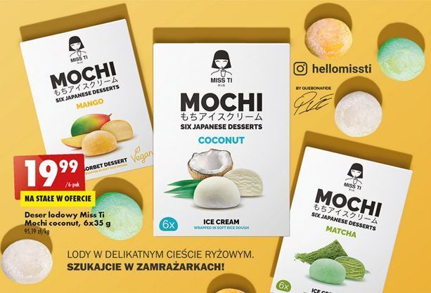 Promocja Lody Mochi Mango Miss Ti Biedronka