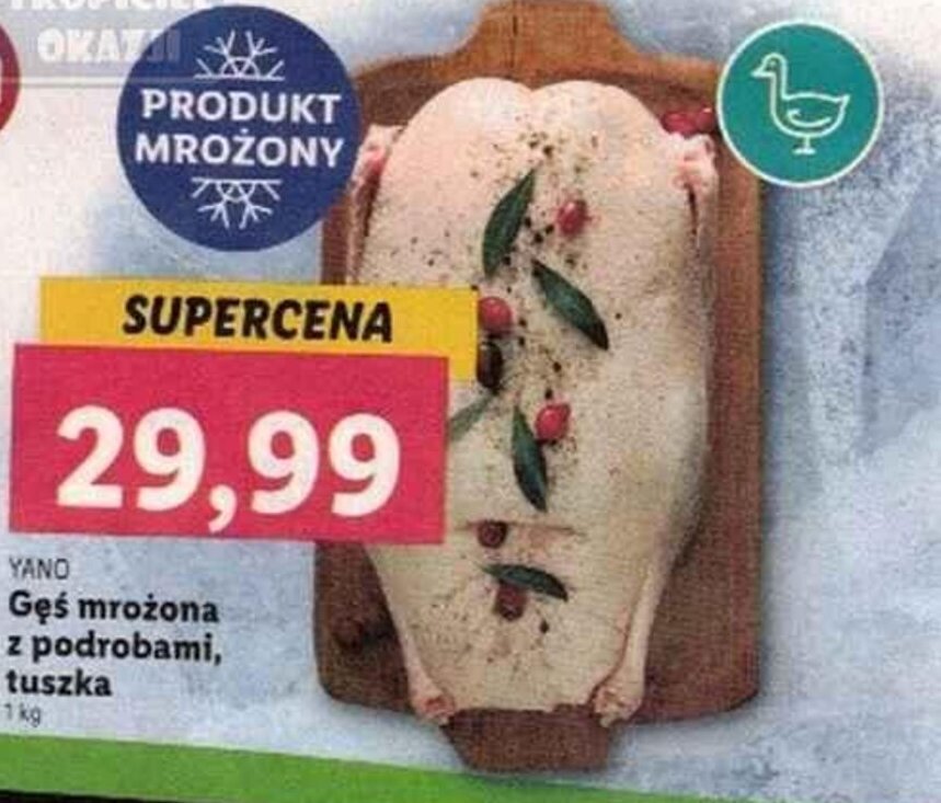 Promocja Yano G Mro Ona Z Podrobami Tuszka Kg W Lidl