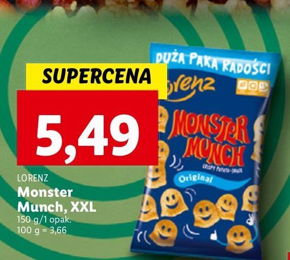 Promocja Chrupki Lorenz Monster Munch W Lidl