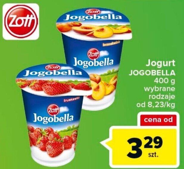 Promocja Zott Jogurt Jogobella 400g W Carrefour