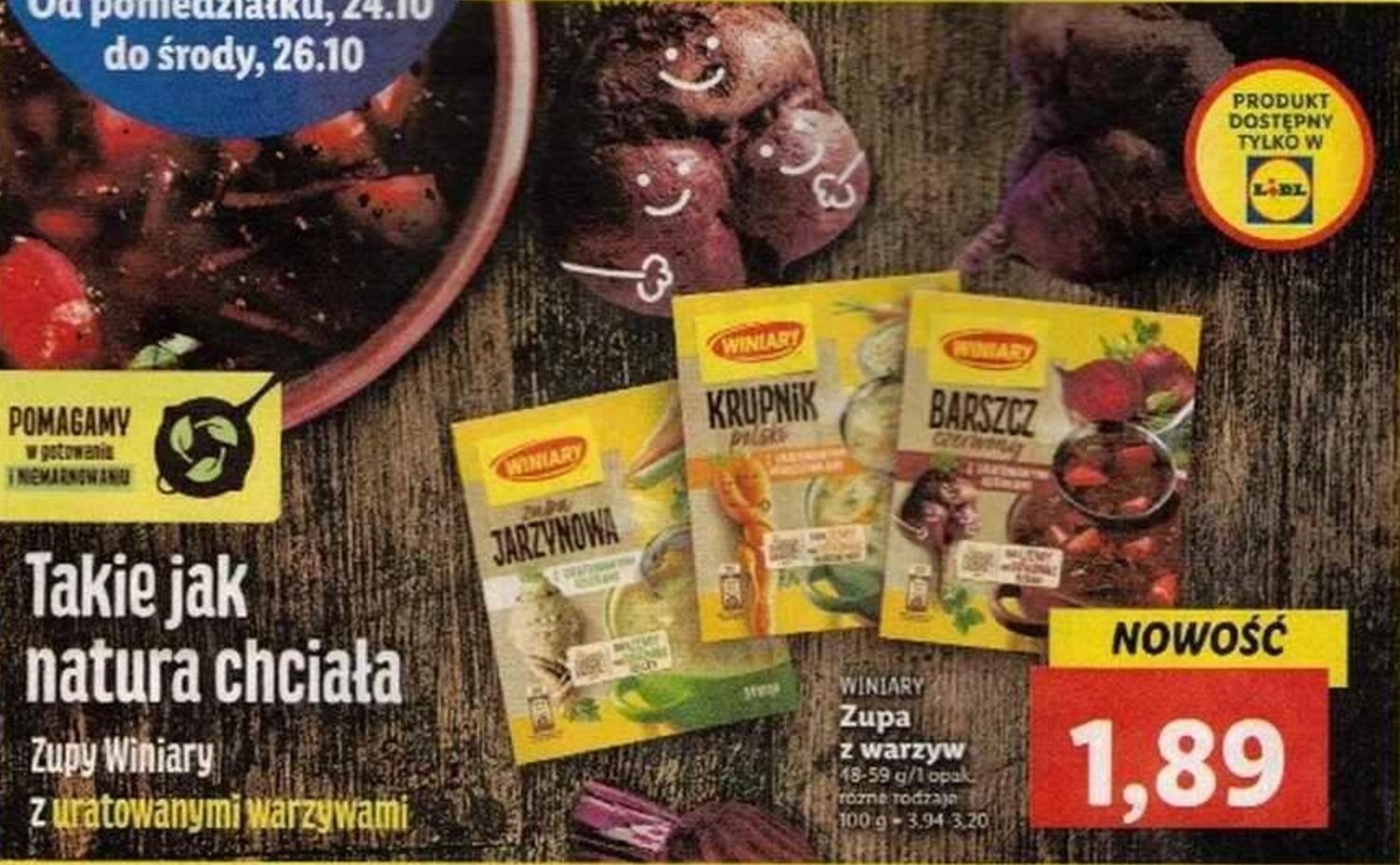 Promocja Winiary Zupa Z Warzyw 48 59 G W Lidl