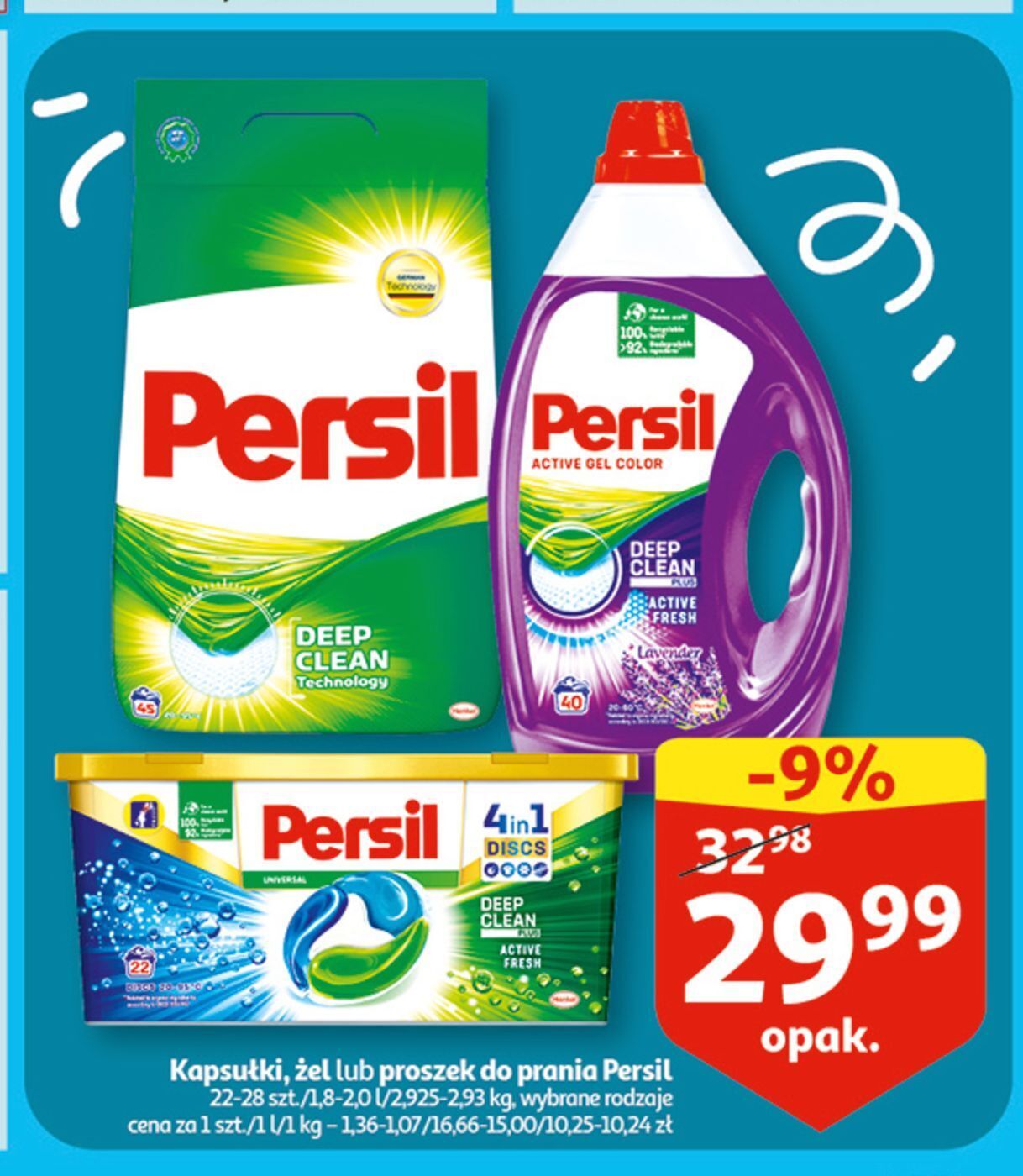 Promocja Proszek Do Prania Deep Clean Persil Regular W Auchan