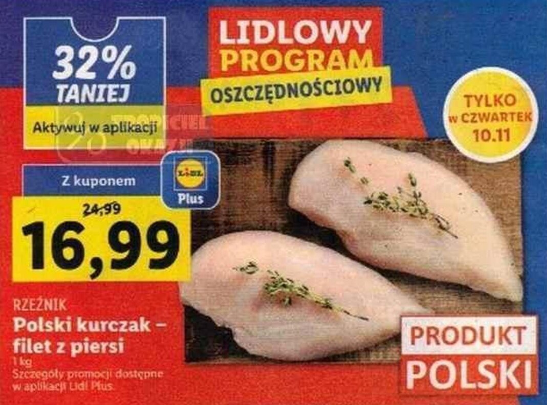 Promocja Polski Kurczak Filet Z Piersi W Lidl