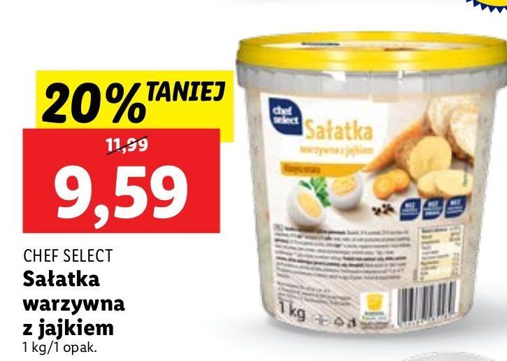 Promocja Sa Atka Warzywna Z Jajkiem Chef Select W Lidl