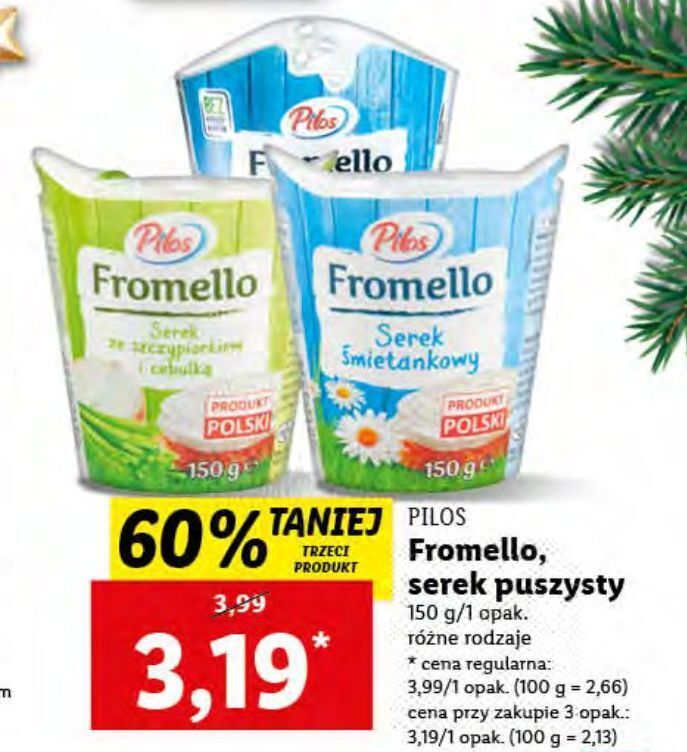 Promocja Serek Ze Szczypiorkiem Pilos Fromello W Lidl