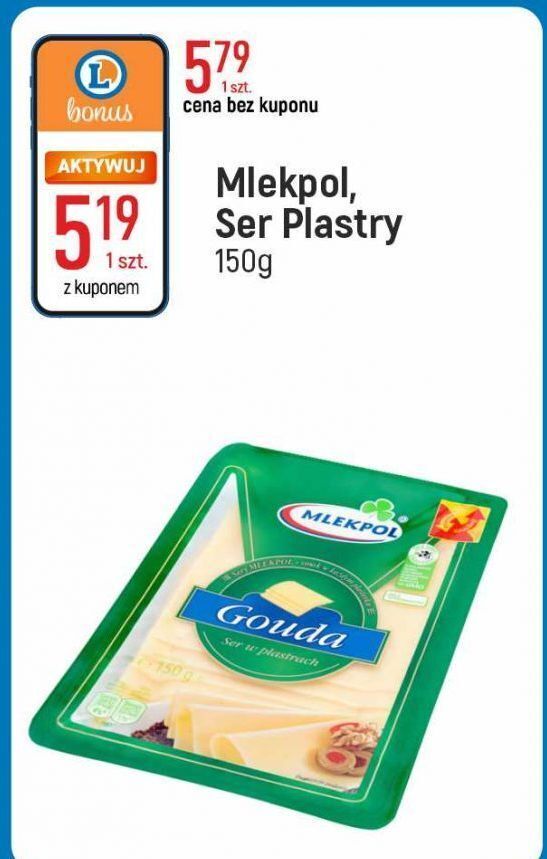 Promocja Ser Gouda Plastry Mlekpol W E Leclerc