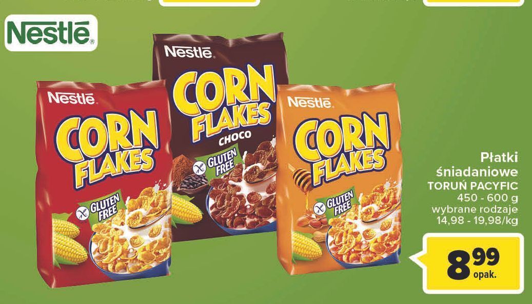 Promocja P Atki Niadaniowe Mi D I Orzeszki Corn Flakes Nestle W