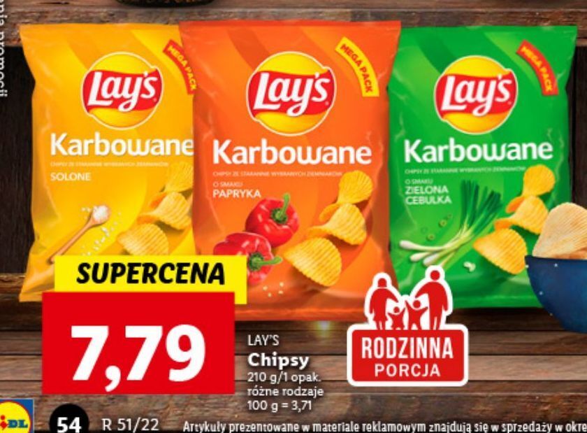 Promocja Chipsy Papryka Lay S Karbowane W Lidl