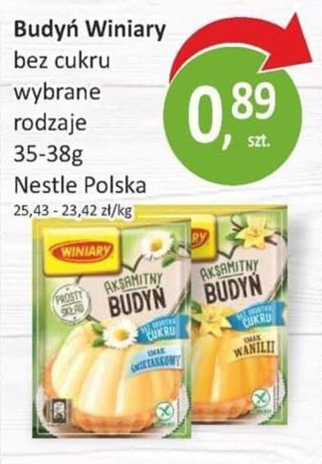 Promocja Nestle Budy Winiary Bez Cukru Wybrane Rodzaje G Orzech