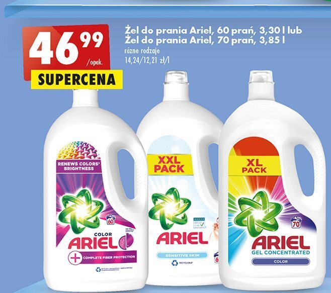 Promocja P Yn Do Prania Complete Fiber Protection Ariel Color W Biedronka