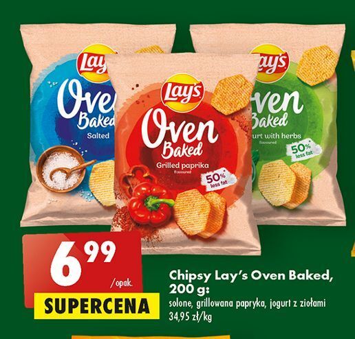 Promocja Chipsy Grillowana Papryka Lay S Oven Baked Prosto Z Pieca W