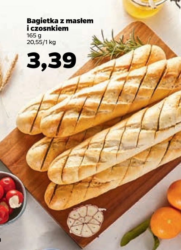 Promocja Bagietka z masłem i czosnkiem w Netto