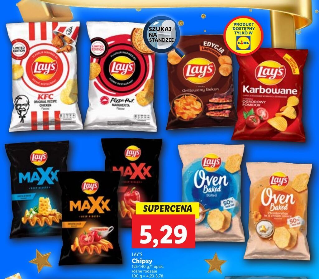 Promocja Chipsy Ogrodowy Pomidor Lay S Karbowane W Lidl