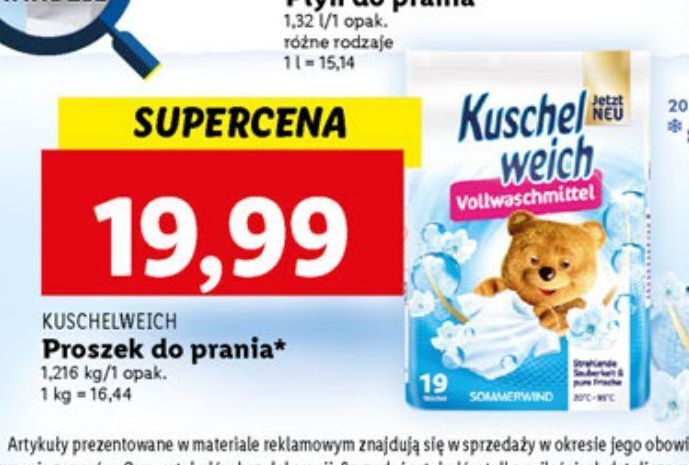 Promocja Proszek Do Prania Sommerwind Kuschelweich W Lidl