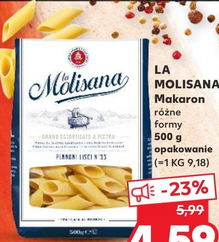 Promocja Makaron La Molisana W Kaufland