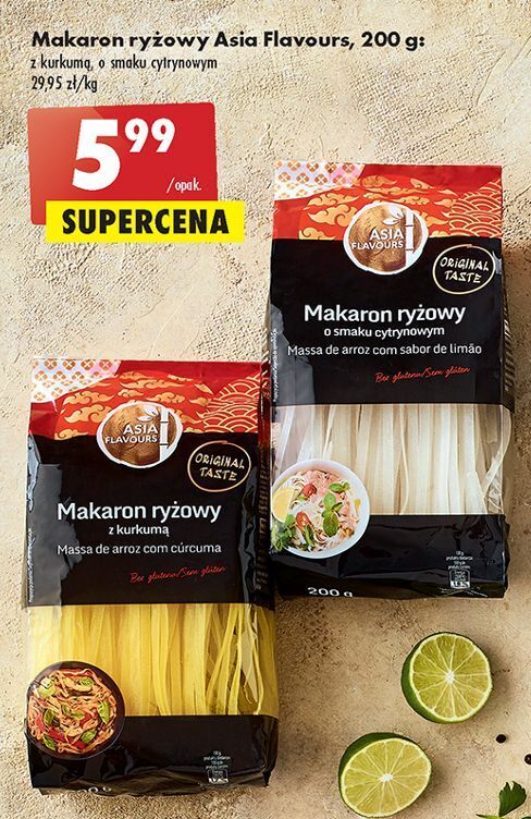 Promocja Makaron Ry Owy Z Kurkum Asia Flavours W Biedronka